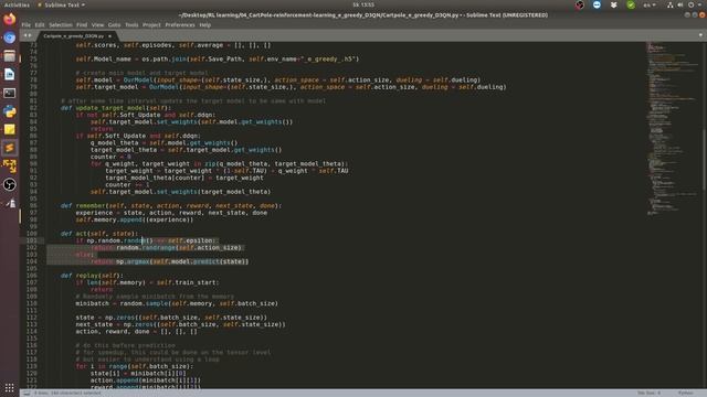 Epsilon Greedy strategy in Deep Q Learning смотреть онлайн