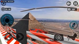 МЕГА ПРЫЖОК Машины Дрифт Рампа Препятствия Экстрим Гонки Андроид игры | Car Race Gameplay Experimen