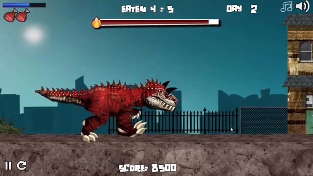 Игра Динозавр в Париже. Игра страшная и детям играть нельзя смотреть онлайн