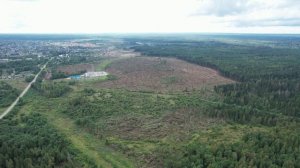 Торнадо в Тверской Области г. Андреаполь спустя месяц. After Tornado, Andreapol, Russia.mp4