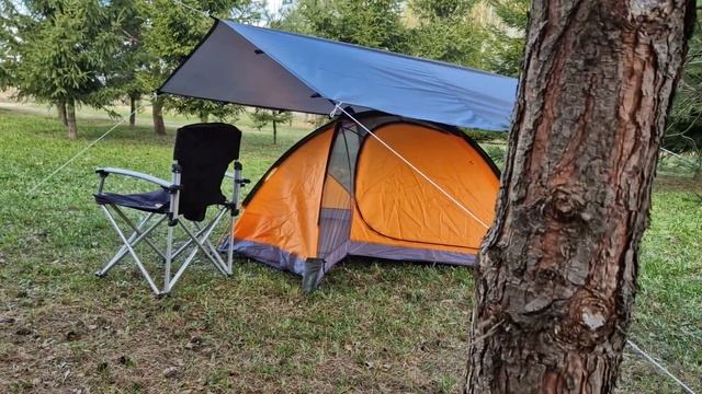 Тент-навес туристический Prival, цвет серый смотреть онлайн