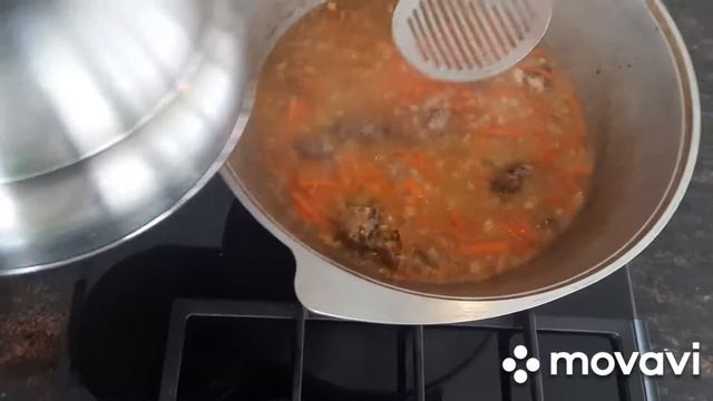 Плов!!! Готовит МУЖ!!! Калории и углеводы посмотрите в описании. смотреть онлайн