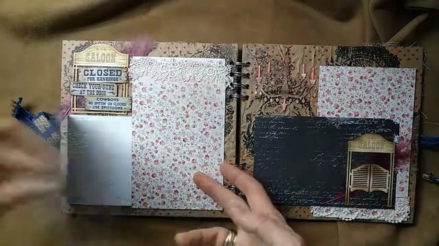 Скрапбукинг. Scrapbooking. Albom My cowboy/ Альбом "Мой ковбой" смотреть онлайн
