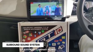 GT 10 Car Android Player installed in Hyundai Creta