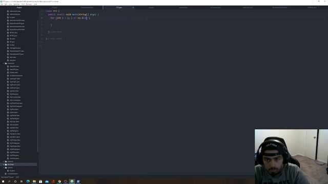 how to write a for loop statement in java (Atom) смотреть онлайн