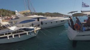 Техника управления парусным судном - Швартовка - Mediterranean mooring problems in Poros