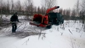 Дробилка Scorpion 250. Из дерева в щепу за 5 сек.