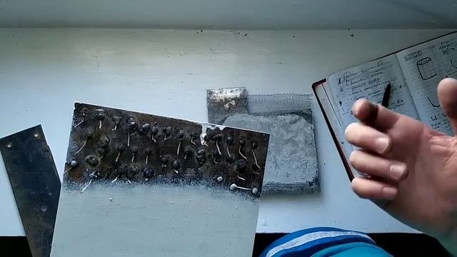 Экспериментальное антикоррозионное покрытие стали. Цементирование стали..