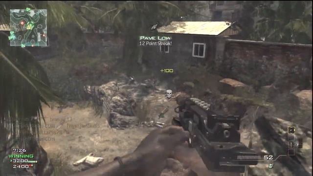 MW3 Gameplay : Team Deathmatch on Village (32-6)