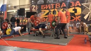 Жим лёжа-147.5 кг весовая до 67.5кг