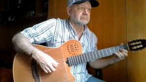 Пара на скамейке (М.Таривердиев) на гитаре