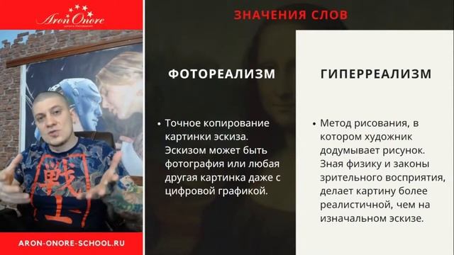 Разница между фотореализмом и гиперреализмом | Школа реализма Арона Оноре