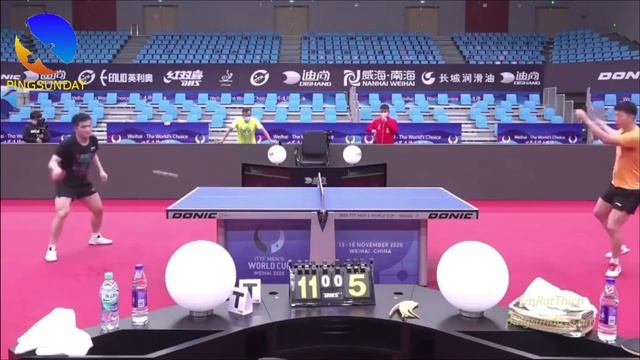 1Hour Training Session of Ma Long Fan Zhendong
