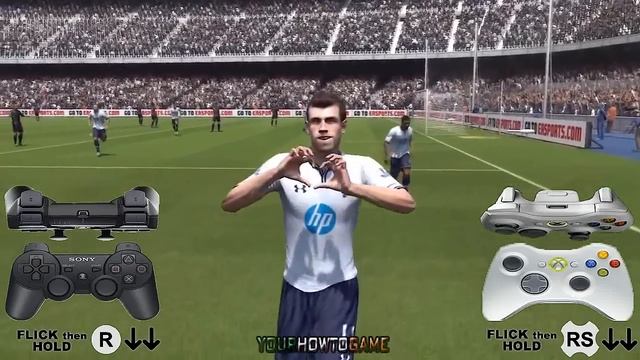 Gareth Bale Heart Symbol :: Running Celebration (Tutorial) :: FIFA 14 [PS3 / Xbox 360] ᴴᴰ смотреть онлайн