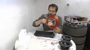 Установка усилителя Pioneer GM-A5602 к динамикам Ural warhead AS-W165MB Lada Kalina седан
