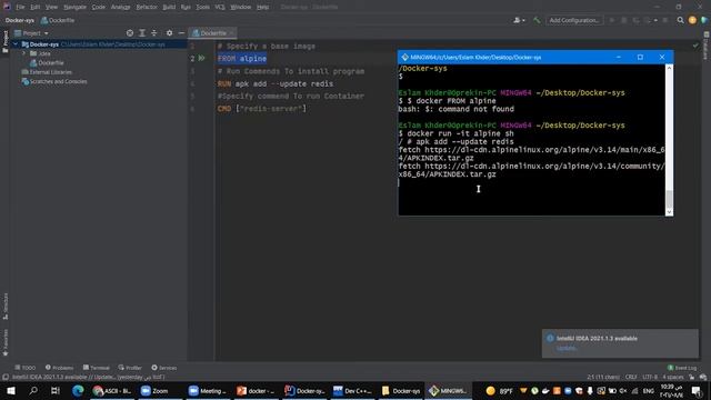 Run Dockerfile in console смотреть онлайн