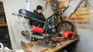 Первый выезд Трицикла MiG! Иж Планета 3. 12v