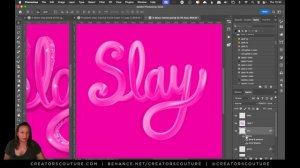 Barbie Inspired 3D Lettering with Glitter Effect in Photoshop - Easy Digital Art Tutorial