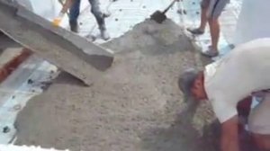 Заливка монолитного, утепленного пола с миксера.Часть 1.