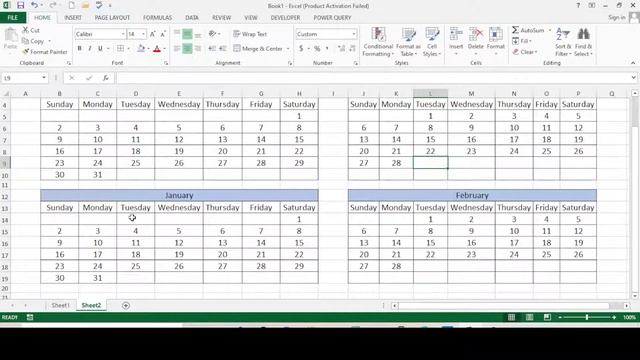 Make Calendar In Excel 2022 || how to create a calendar in excel || make calendar at home смотреть онлайн