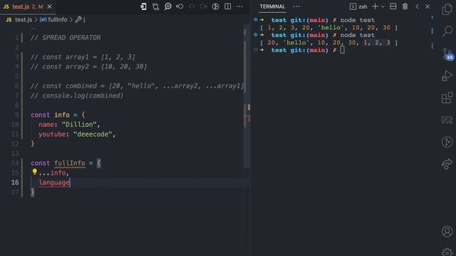 Spread Operator in JS | Simplified in 5 minutes