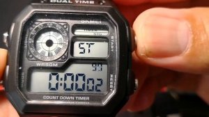 Skmei мужские электронные спортивные часы обратный отсчет секундомер календарь цифровые 5 бар