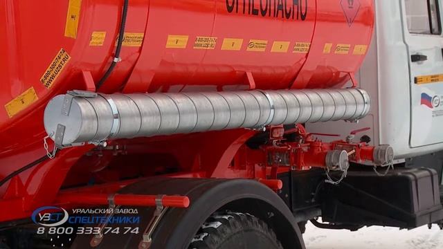 Автотопливозаправщик объемом 4,9 м.куб (насос СЦЛ-01А) на шасси ГАЗ 33086 | Производство УЗСТ