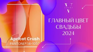 Самый популярный цвет для свадьбы в 2024 году по версии Pantone! Как выбрать ЦВЕТ для своей свадьбы?