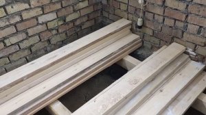 Ремонт гаража,подготовка к переезду.Делаю пол в гараже.