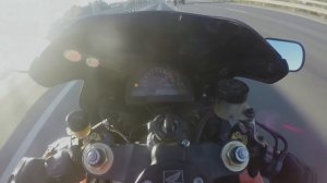 Последний тест драйв спортухи. Honda CBR 1000 Fire Blyad'