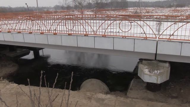 01-03. Мамонтовка. Строительство моста через р.Учу. 23.02.2014 смотреть онлайн