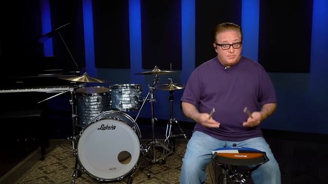 Drum Lessons (Drumeo) - Урок с тренировочным пэдом для начинающих. BKR смотреть онлайн