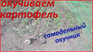 Окучивание и прополка картофеля. Самодельный окучник. Жизнь в деревне.