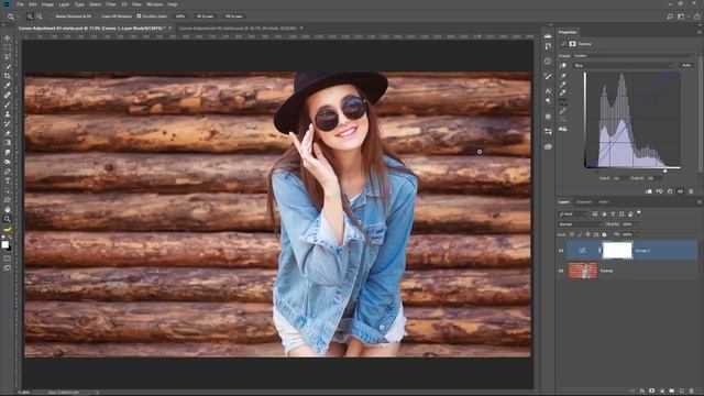 Easy ONE-CLICK Color Correction in Photoshop | Quickest Way To White Balance a Photo смотреть онлайн