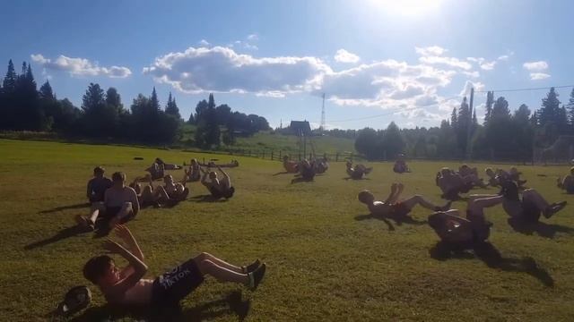 САМБО. Сборы 2022 (тренировка перед ужином) возраст 12-14 лет. смотреть онлайн