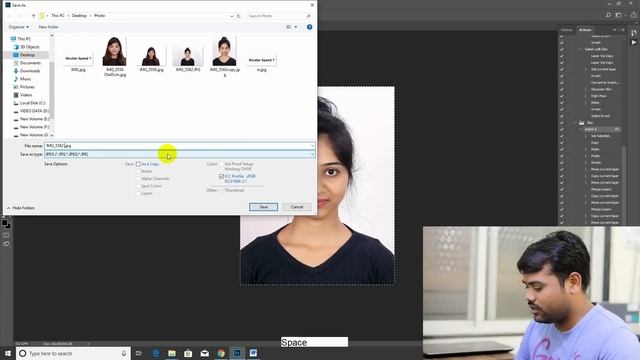 10mb to 10-20kb Resize photo Save in photoshop tutorial Hindi смотреть онлайн