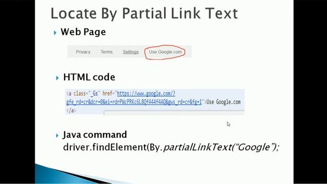 Locators in selenium webdriver   Selenium Webdriver with Java Tutorials