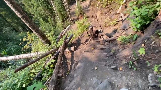 24 - Путешествие, на мотоцикле, Канада, БК, водопад, Wells Gray Park, горы, дорога, природа смотреть онлайн