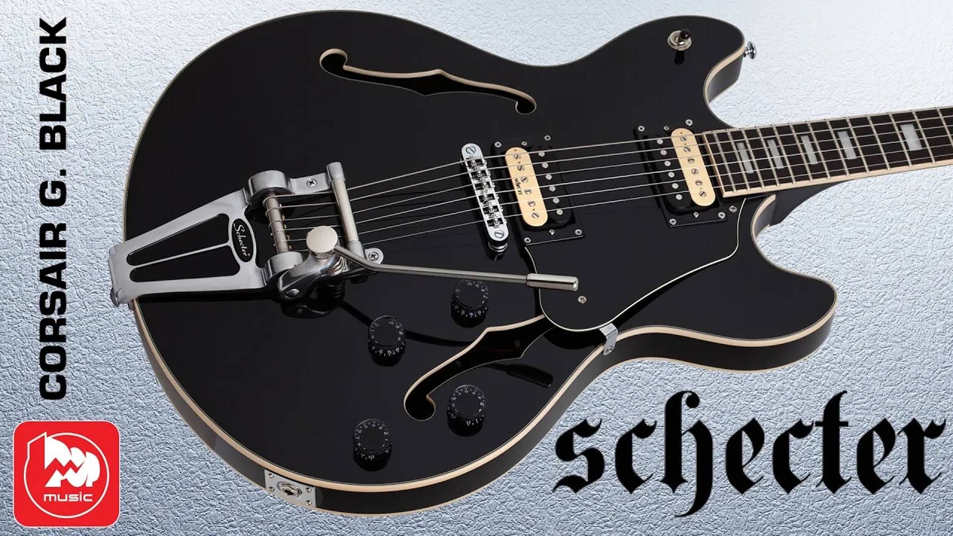 Электрогитара SCHECTER CORSAIR G. BLACK (полуакустика с полым корпусом)