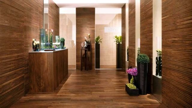 Отделка стен ламинатом: фото в интерьере смотреть онлайн