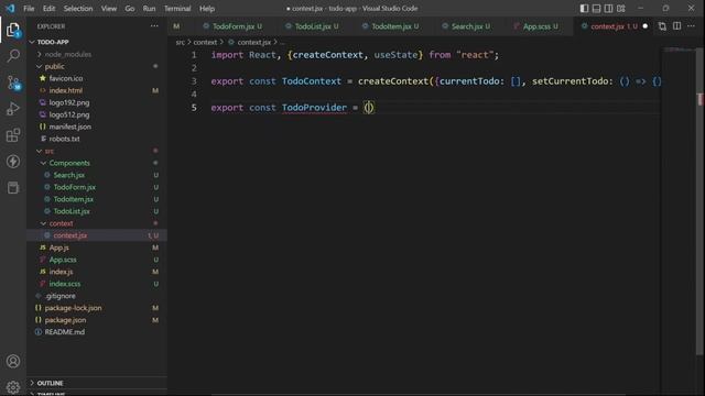 Create a Todo App in React with useContext Hook and Sass | Todo App Project 2023 смотреть онлайн