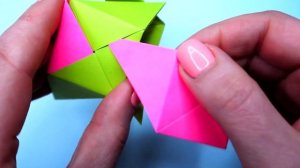 КУБИК ИЗ БУМАГИ - ОРИГАМИ