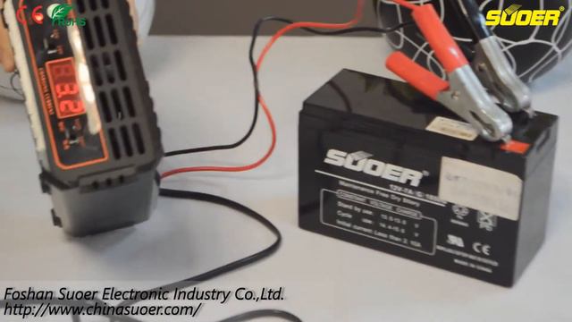 Suoer New Fast Battery Charger 6V/12V/24V 10A/20A With LED Screen Display(SON-10A+/20A+) смотреть онлайн