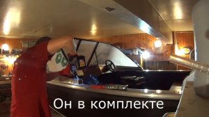 Лодка Триера 431 фиш установка стекла на новую лодку