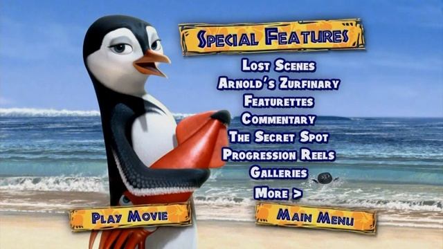Surf's Up - DVD Menu Walkthrough смотреть онлайн