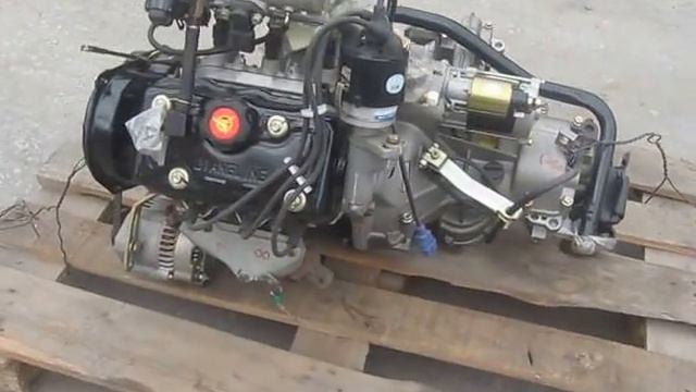 Двигатель в сб с КПП 11115 ОКА с двс Jiangling JL 368Q3 (Китай)