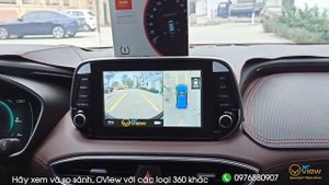Santafe Hyundai 2020 nang cap Oview camera 360 oto - Siêu nét