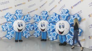 Надувной костюм ❄Снежинки для Новогодних праздников, Корпоративов и Детских утренников