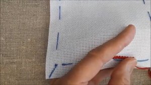 Учимся вышивать "КОСУЮ СТЁЖКУ" часть1