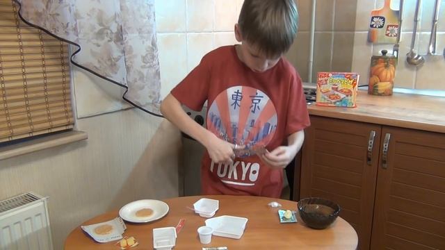 Японская мини-пицца для детей / Japanese mini pizza candy kit ♡ English subtitles